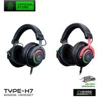 ราคา EGA TYPE H7 หูฟังเกมมิ่ง Gaming Headset สีดำ/แดง 7.1 Virtual Surround ปรับไฟและเสียงได้ ของแท้รับประกันสินค้า 2 ปี (9152298832)