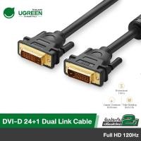 ราคา UGREEN สายต่อจอ DVI-D 24+1 Dual Link รองรับ 2K Male to Male Cable ความยาว 1-10M หัวทองเหลือง สำหรับ รุ่น DV101 (7275462226)