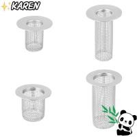 ราคา Karen ตะแกรงกรองท่อระบายน้ํา สเตนเลส กันอุดตัน เครื่องมือห้องครัว ที่ระบายน้ําทิ้ง อาหาร ผม หยุด (18825683409)