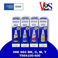 ราคา หมึกเติม Epson 664 Set 4 สี (BK,C,Y,M) <T664100-400> หมึกแท้100% (2132739809)