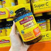 ราคา Nature Made Super C VitaminD + zinc Complex 200 Tablets Exp.01/24 (9816949701)