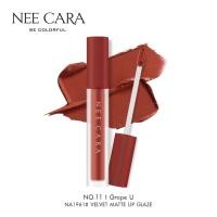 ราคา NEE CARA นีคาร่า ลิปสติก ลิปแมท เวลเวท เนื้อกำมะหยี่ NA1961 VELVET MATTE LIP GLAZE (3761468475)
