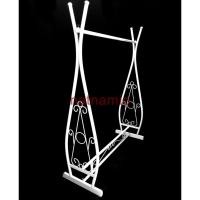 ราคา ราว ราวเหล็ก ราววินเทจ ราวแขวนเสื้อ ราวโชว์เสื้อ ราวสีขาว ราวแจกันเดี่ยว รหัสST152 (2474896802)