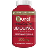 ราคา Qunol Mega CoQ10 120 เม็ดUbiquinol 100 mgไซน์ใหญ่Exp.10/2026 (2932438019)