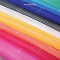 ราคา ผ้าแพรเยื่อไม้ ผ้า3สี ผ้า7สี ผ้าผูกศาล หน้ากว้าง 36 นิ้ว ผ้าเมตร ผ้าหลา (1926668083)