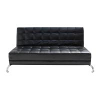 ราคา [กทม. 3-5 วัน ส่ง] Koncept furniture โซฟาเบดหนัง Richmon สีดำ (183X102X89 ซม.) (5284575643)