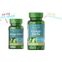 ราคา exp 2/26 Puritan's Pride - Ginkgo Biloba 120 mg 100 Capsules / 60 mg 120 tablets (21127014768)