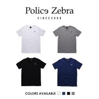 ราคา Police Zebra เสื้อ Basic คอวี ผู้ชาย/ผู้หญิง สีขาว ดำ กรม เทา ทุกไซส์ (TBV1 ) (1766415544)