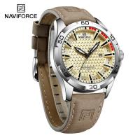 ราคา Naviforce 8023 นาฬิกาข้อมือควอตซ์แฟชั่น สายหนัง กันน้ํา สําหรับบุรุษ (16664041426)