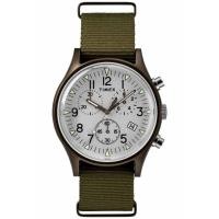 ราคา Timex TW2R67900 MK1 Aluminum Chronograph นาฬิกาข้อมือผู้ชาย สีเขียว (2014984262)