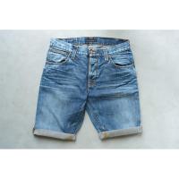 ราคา *[SAMPLE] Hank Rey Org. Contrast ยีนส์ขาสั้นผ้าฟอก Nudie ของแท้ 100% (23722551494)