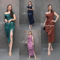 ราคา ️Mirrorsister #01117.6 เดรสทรงเก๋ เดรสยาว ชุดเดรส ชุดไปงาน ชุดออกงาน ชุดไปงานแต่ง ชุดราตรี ชุดเรียบหรู (3363470859)