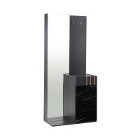 ราคา INDEX LIVING MALL โต๊ะแป้งแบบยืน รุ่นมาร์คิน่า ขนาด 80 ซม. - สีดำ/ลายหินอ่อน (5818673547)