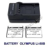 ราคา LI-50B \ LI50B Battery and Charger For Olympus 810UZ,Stylus 1030,Tough TG-870 iHS,VR-370,SP810,X-Z1,X-Z10,SZ15,SZ-20 (7643790504)
