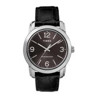 ราคา Timex TW2R86600 นาฬิกาข้อมือผู้ชาย สายหนัง สีดำ (1913471777)