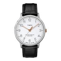 ราคา Timex TW2R72400 Waterbury Classic นาฬิกาข้อมือผู้หญิง สายหนัง สีดำ (2017899404)