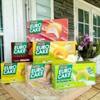 ราคา (ราคาพิเศษช่วงแนะนำ) Euro Cake ยูโร่ ยูโร่คัสตาร์ดเค้ก ฟัฟเค้กสอดไส้ คัสตาร์ดเค้ก ขนม ของว่าง (17 กรัม*12 ชิ้น) มี 7 รส (2919740778)