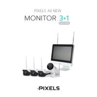 ราคา [ฟรี ฮาร์ดดิสก์ 1 TB] PIXELS ALL NEW X SERIES MONITOR 3+1 กล้องวงจรปิดไร้สาย หมุนได้ 180° ชัด 3 ล้านพิกเซล มาพร้อมจอ LED (5334901607)