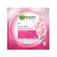 ราคา Garnier Skin Natural Serum Mask Sakura White 32 g. 3652 (1331923050)