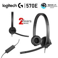 ราคา โค้ดลด300 "LSXY5MTT" LOGITECH H570E หูฟัง USB Stereo Headset (5379794578)