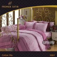 ราคา PREMIER SATIN ชุดผ้าปูที่นอน พิมพ์ลาย Graphic P067 สีม่วง #ซาติน ชุดเครื่องนอน ผ้าปู ผ้าปูเตียง ผ้านวม ผ้าห่ม กราฟิก (1730317187)