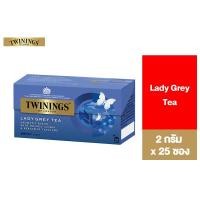 ราคา Twinings Lady Grey Tea ทไวนิงส์ ชาสีทองอ่อน รสเบา เลดี้ เกรย์ ชนิดซอง 2 กรัม แพ็ค 25 ซอง (สินค้าอยู่ระหว่างเปลี่ยน Package) (7833461325)