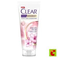 ราคา เคลียร์ ครีมนวดผม สูตรขจัดรังแค ซากุระเฟรช สีชมพู 300 มล. (2263790763)