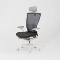 ราคา modernform เก้าอี้ รุ่น RADIUS พนักพิงสูง โครงขาว เบาะหุ้มผ้าเทา พนักตาข่ายเทา ขาไนลอน (14823569171)