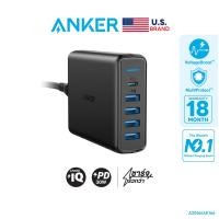 ราคา Anker PowerPort I PD 30W with 1 PD and 4 IQ Adapter ชาร์จเร็ว iPhone 14/13 , iPad Pro USB-C 30W และ USB สูงสุด 2.4A ต่อช่อง - AK166 (2291620365)