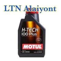 ราคา ❣️ของแท้ ❣️ Motul H-Tech 100 Plus 100% synthetic 10W-40 น้ำมันเครื่องสังเคราะห์ 1 ลิตร (8803172716)