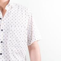 ราคา Jaguar เสื้อเชิ้ตผู้ชาย แขนสั้น ผ้าพิมพ์ลาย JNIPS-1165-1-BL (9177431920)