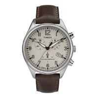 ราคา Timex TW2R88200 Traditional นาฬิกาข้อมือผู้ชาย สายหนัง สีน้ำตาล (2018546846)