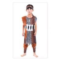 ราคา 7C178 ชุดเด็ก ชุดมนุษย์หิน ชุดคนป่า ชุดมนุษย์ถ้ำ ชุดมนุษย์กินคน Stone Age Barbarian Costumes (6060838156)
