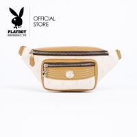 ราคา PLAYBOY กระเป๋าคาดอกคาดเอวผู้หญิง ลิขสิทธิ์แท้ST-B211PB420-BR ดีไซน์สกรีนลายจางใส่อะไหล่กลม สีน้ำตาล (8357065618)