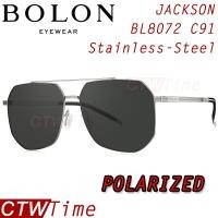 ราคา ส่งฟรี!! BOLON แว่นกันแดด รุ่น JACKSON BL8072 C91 เลนส์ POLARIZED [Stainless-Steel] (8444279577)