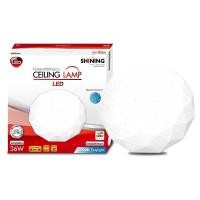 ราคา [ปิดการขาย หมด]SHINING โคมไฟติดเพดาน ประกายดาว Downlight Led 36W Ceiling Lamp แสงสีขาว หลอดไฟโตชิบา Toshiba Lighting (5901087057)