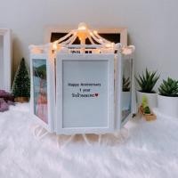 ราคา มีไฟ [มีเพลงให้เลือก 8 เพลง] กรอบรูปม้าหมุนไขลาน ชิงช้า กรอบรูป ม้ามุน ไขลาน กรอบรูปหมุน กรอบรูปกล่องดนตรี (3956749268)