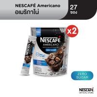 ราคา NESCAFÉ Americano Zero Sugar เนสกาแฟ อเมริกาโน่ ไม่มีน้ำตาล ไม่หวาน 27 ซอง (แพ็ค 2 ถุง) [ NESCAFE ] (8865436522)