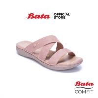 ราคา Bata Comfit บาจา คอมฟิต รองเท้าแตะผู้หญิง รองเท้าเพื่อสุขภาพ รองเท้าแตะเสริมสุขภาพ สูง 1 นิ้ว สำหรับผู้หญิง รุ่น Cecilia สีชมพู 6615280 (17628091893)