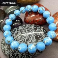 ราคา สร้อยข้อมือ ประดับลูกปัดเทอร์ควอยซ์ สีฟ้านมอาเกต DIY สําหรับผู้หญิง ขายส่ง (2533923982)