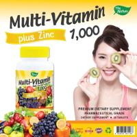 ราคา วิตามินรวม มัลติวิตามิน พลัส ซิงค์ x 1 ขวด Multi Vitamin Plus Zinc เดอะ เนเจอร์ THE NATURE (1780120244)