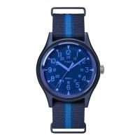 ราคา Timex TW2T25100 MK1 Aluminum California นาฬิกาข้อมือผู้ชาย สีน้ำเงิน (7133999120)