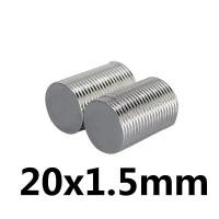 ราคา แม่เหล็กนีโอไดเมียม 20x1.5มิล Magnet Neodymium 20*1.5mm แม่เหล็กแรงสูง กลมแบน ขนาด 20x1.5mm เป็นอุปกรณ์ DIY แม่เหล็ก (4036974524)