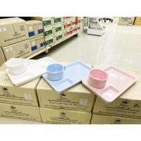 ราคา [1ชุด] ชุดอาหารว่าง ถ้วยกาแฟพร้อมถาดรอง ชุดกาแฟเมลามีน ชุดจัดเบรค Unica ตรามือ (2701181938)