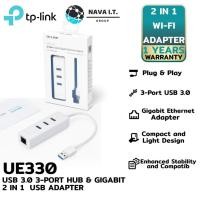 ราคา โค้ดลด300 "LSXY5MTT" TP-LINK UE330 USB 3.0 3-Port Hub & Gigabit Ethernet Adapter 2 In 1 USB Adapter ประกัน1ปี (2107939535)