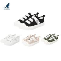 ราคา KANGOL Sneakers unisex, ขาวดำมีในสต็อก รองเท้าผ้าใบ รุ่น Velcro เวลโก้ แบบแปะ สีดำ,ขาว,ครีม 69522003 (9014792460)