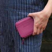 ราคา ใส่โค้ด JULHAT130 ลดเพิ่ม‼️ 10ช่องบัตร ซิปรอบ ทรงสวย กระเป๋าสตางค์ซิปรอบใบสั้นหนังวัวแท้ รุ่น Cookie (Hatsukoi Wallet) (1973148642)