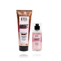 ราคา [ซื้อคู่สุดคุ้ม] Kiss My Body Bright & Shine เซ็ตโลชั่นน้ำหอม คู่กับ สเปรย์น้ำหอม กลิ่น สวีท วานิลลา คอตตอน (4048151885)