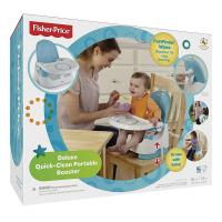 ราคา Fisher Price ฟิชเชอร์ ไพรส์ เก้าอี้นั่งเด็ก เก้าอี้ กินข้าว เก้าอี้เด็ก Deluxe Quick Clean Portable Booster ลิขสิทธิ์แท้ BBX06 (4577446246)