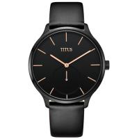 ราคา Solvil et Titus (โซวิล เอ ติตัส) นาฬิกาผู้ชาย รุ่น Interlude W06-03053-007 ระบบควอตซ์ สายหนังแท้ หน้าปัด 43 มม. (3640454884)